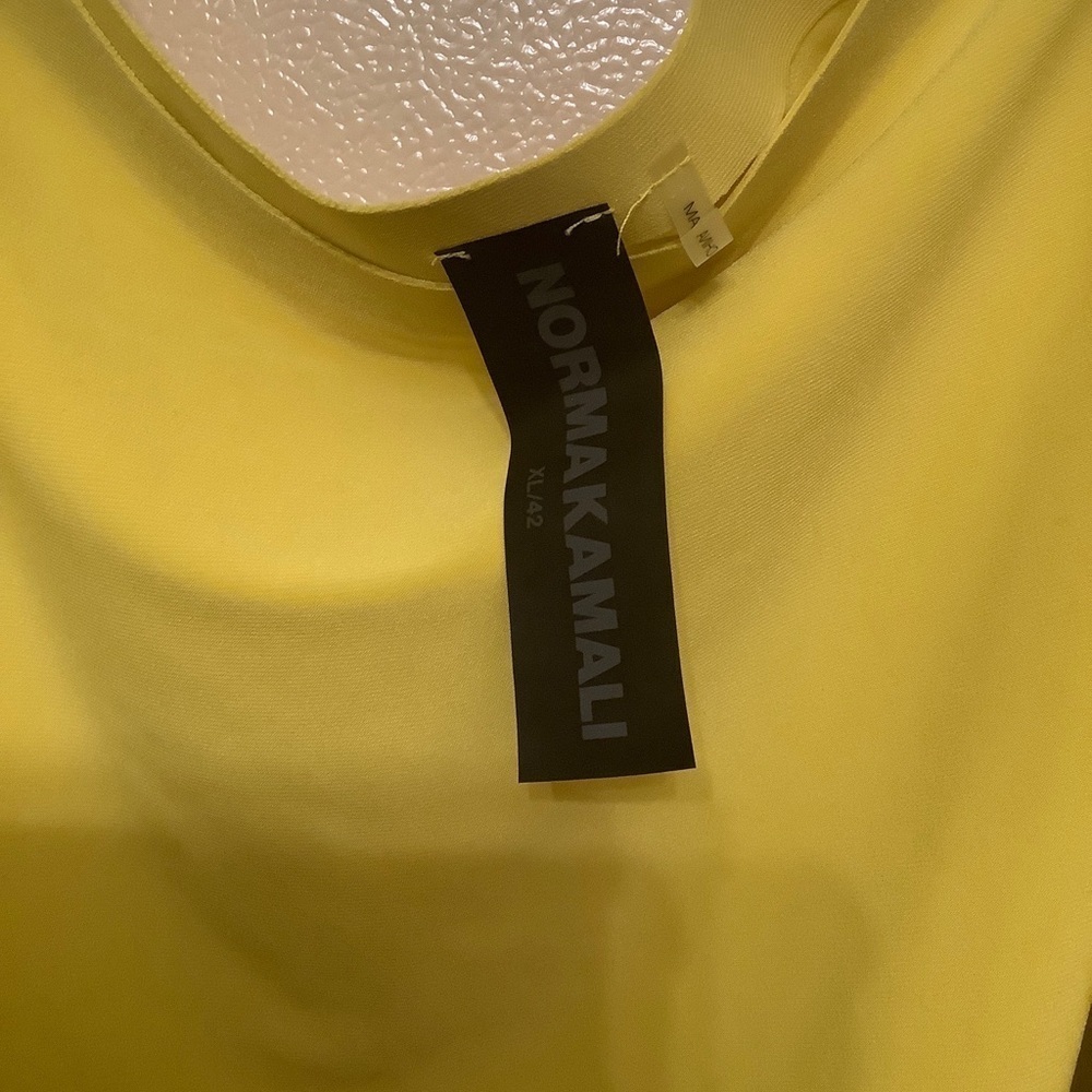 Norma Kamali Long Sleeve Drop Shoulder Top - Picture 7 of 13